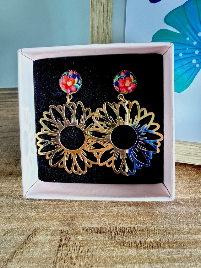 Boucles d'oreilles Grand soleil