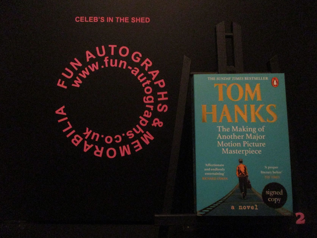 Tom Hanks 'The Making Of Another Major Motion Picture Masterpiece' Authentic Autographed Paperback Book (2)