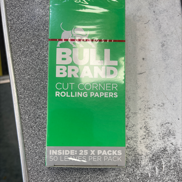 Bull brand 25 pk rolling papers