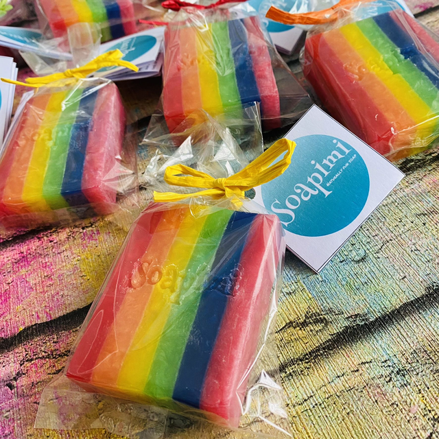 Soapimi Rainbow Soap Bar - Fragrance Free