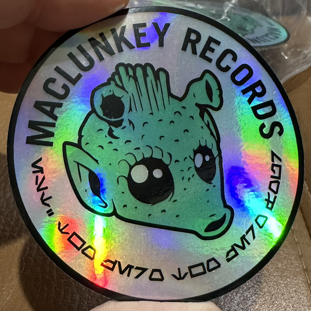 Maclunkey Sticker