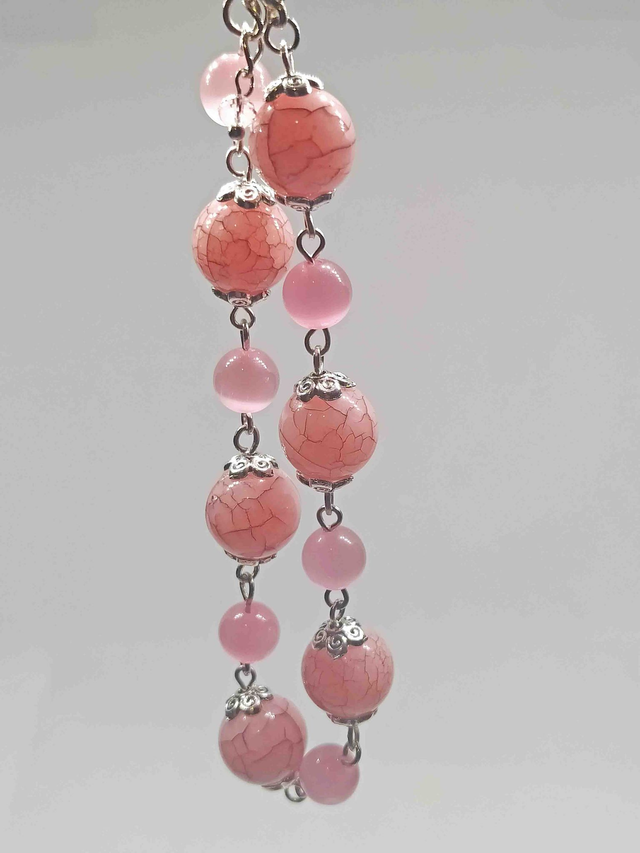 Bracelet &quot;Lune rose&quot; - 68