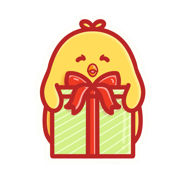 Sticker Piyou Cadeau