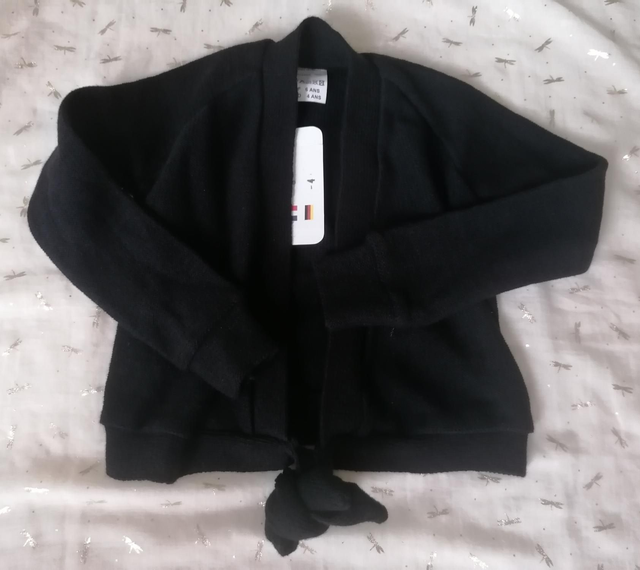 Cache cœur lainage noir 