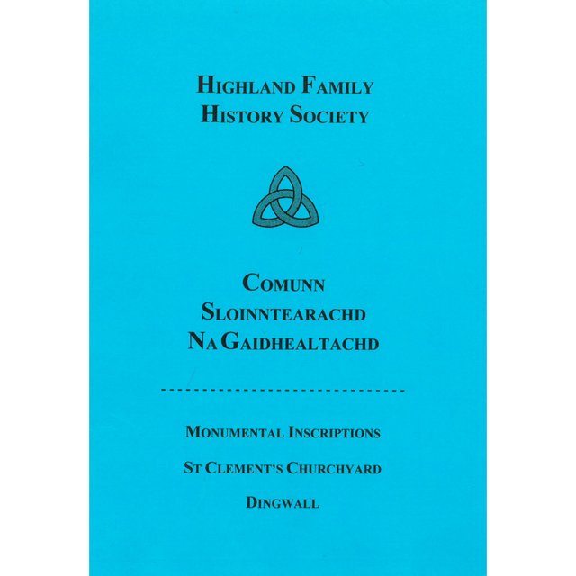 St Clement's Churchyard, Dingwall Monumental Inscriptions