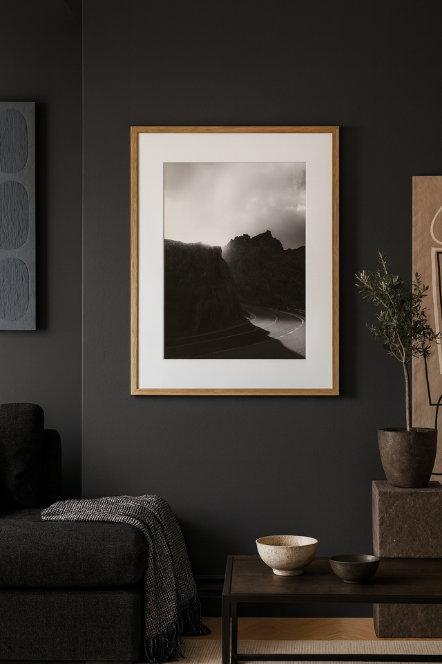 Fotografia Serra da Estrela, Curva (30x40) com moldura