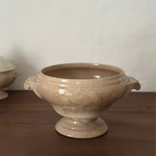 la grande soupière patinée, Société de Céramique Maestricht, Terre de fer