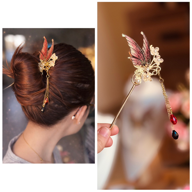 Petite chinoise, pic à cheveux 