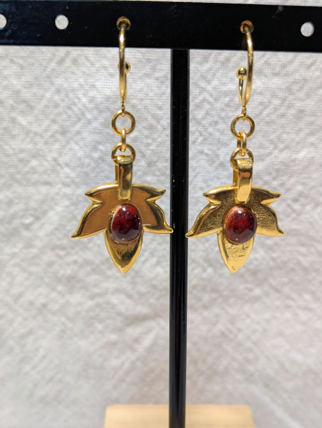 Boucles esprit végétal