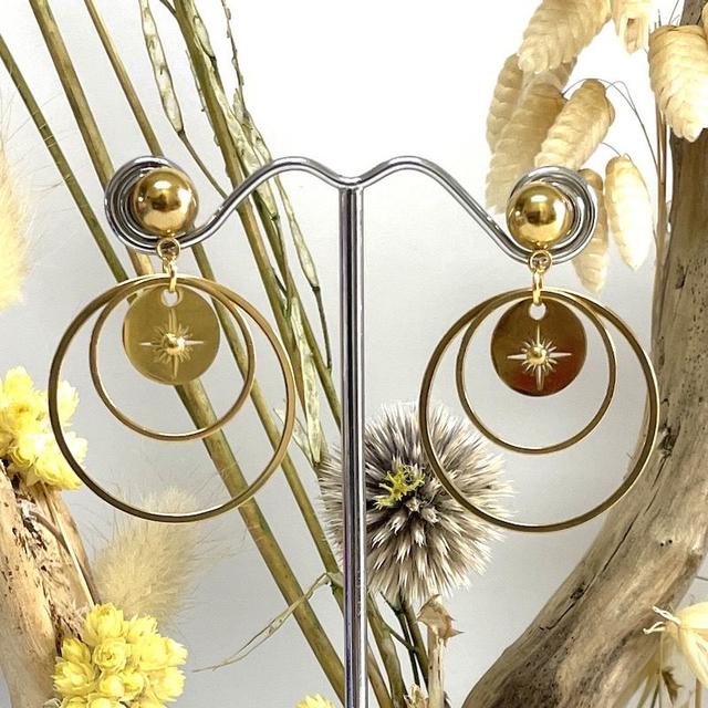 Boucles Mini LOLA dorées