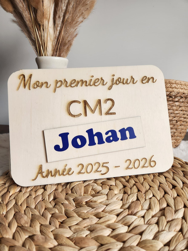 Plaque de Rentrée scolaire