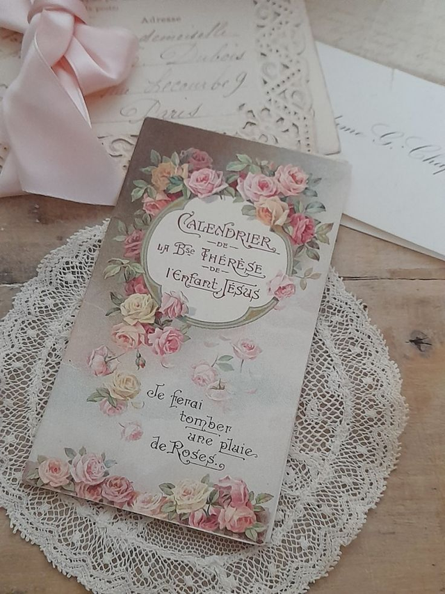 Calendrier de 1924 Ste Thérèse de l'Enfant Jésus