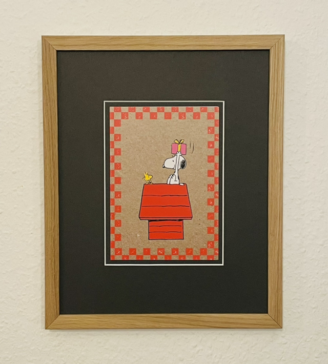Snoopy Surprise - Peanuts/Unicef gerahmt 