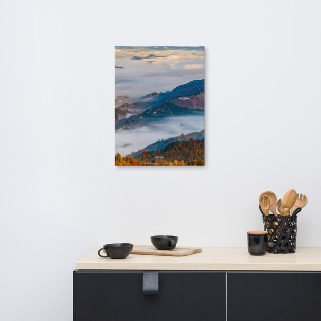 Canvas fall landscape