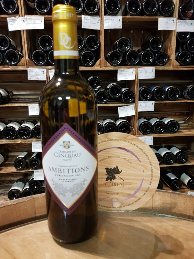 Ambitions 2018 - Blanc Sec Tranquille - Domaine du Cinquau (Pierre Saubot)