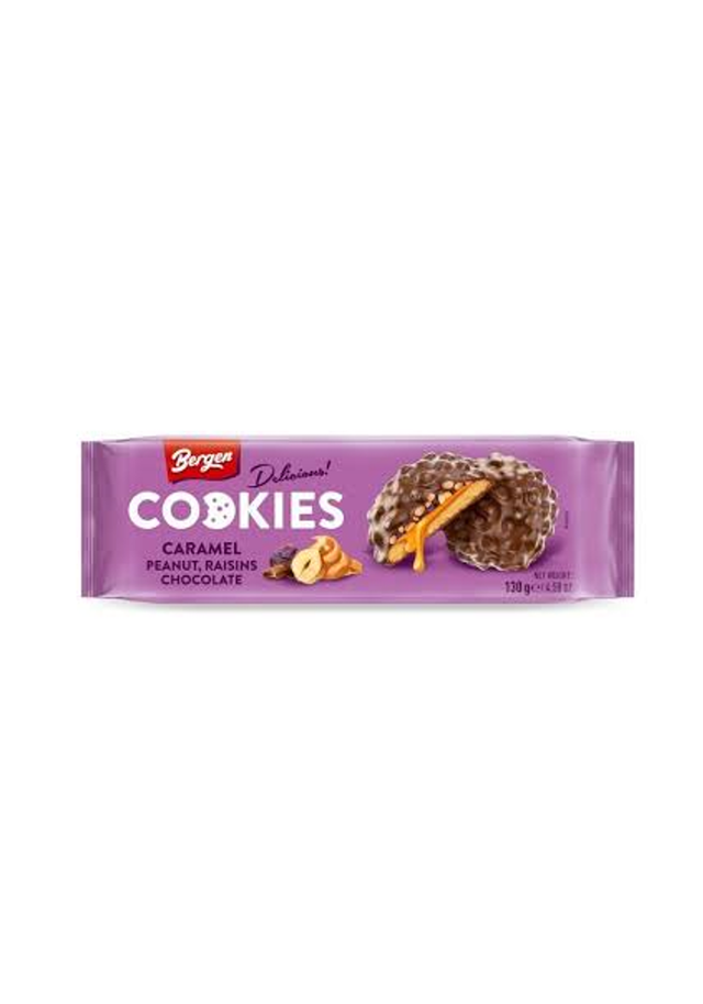 Bergen Delicious Cookies Hazelnut Raisins - 130g