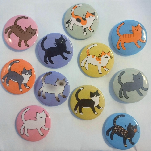 Cat - button badge 