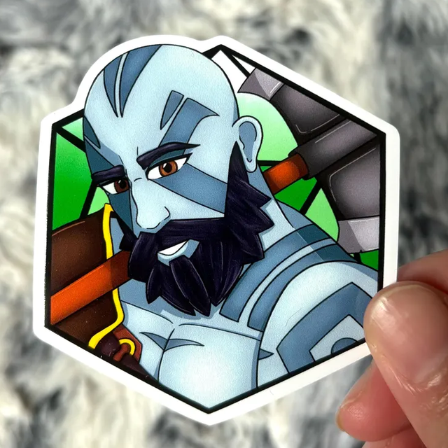 Grog D20 Sticker - Critical Role Vox Machina Collection