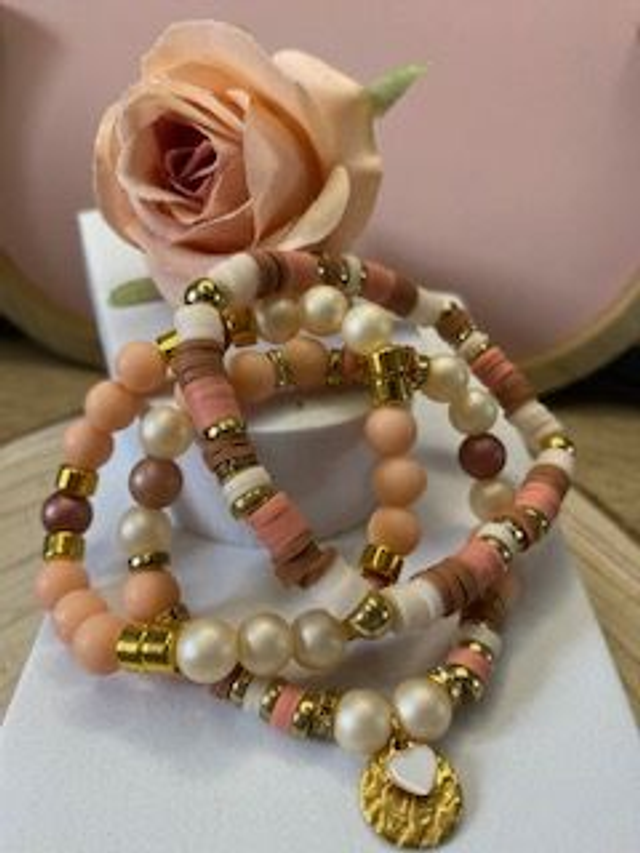 Trio rose 