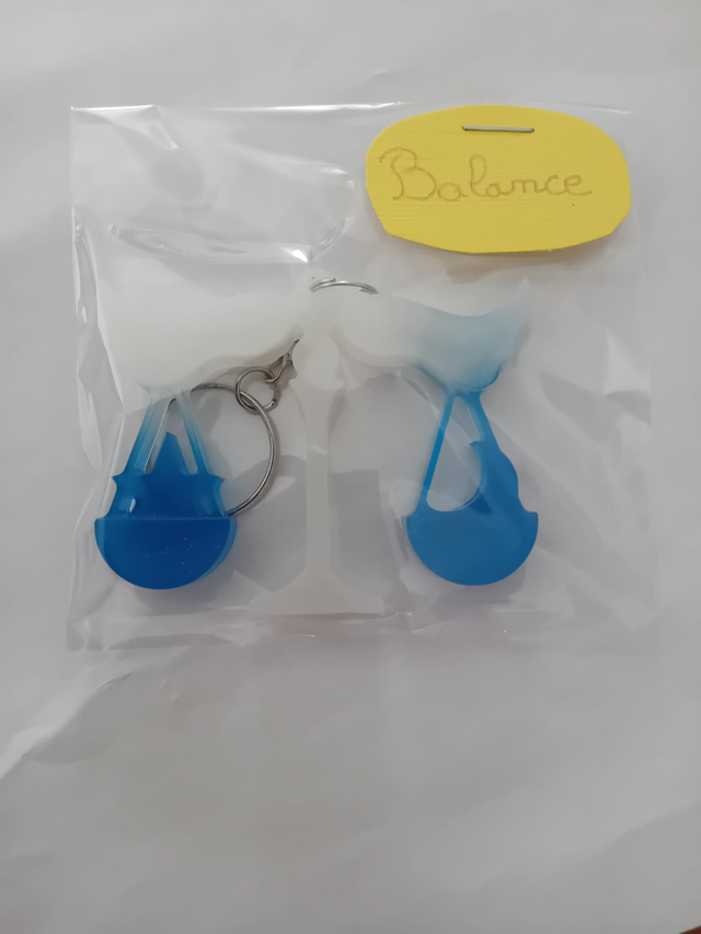 Porte clé signe astrologique balance 