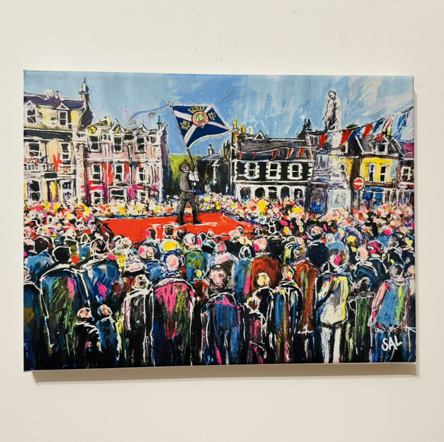 Print- Selkirk Common Riding- Standard Bearer canvas 