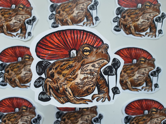 Toad sticker
