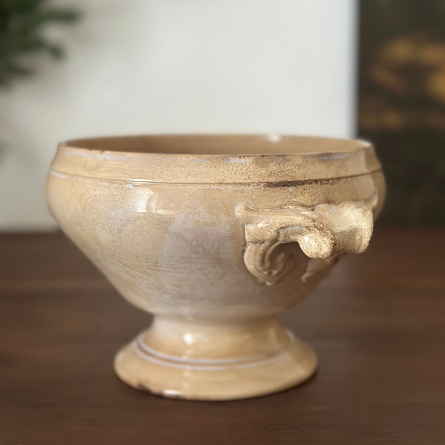 la petite soupière patinée Digoin et Sarreguemines