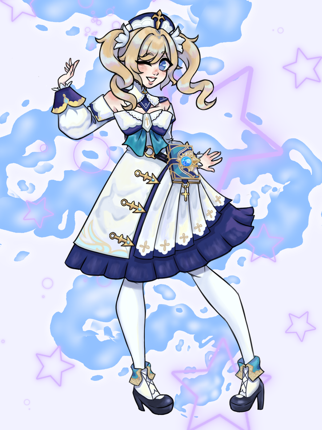 Barbara Genshin Impact Print