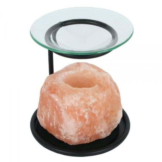 Elements Oil Burner Tealight Holder Himalayan Salt Lamp - Assorted Sizes