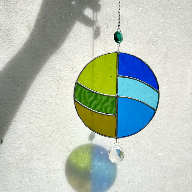 Attrape soleil Patch (bleu/vert)