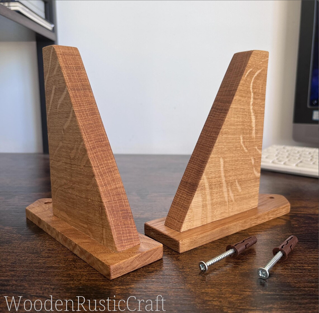 Pair of Wooden Shelf Brackets