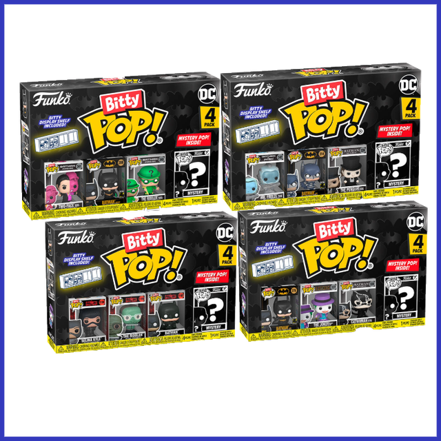 Blister 4 figures Bitty POP DC Comics Batman 85th Anniversary