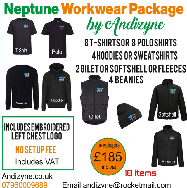  Neptune Workwear package 