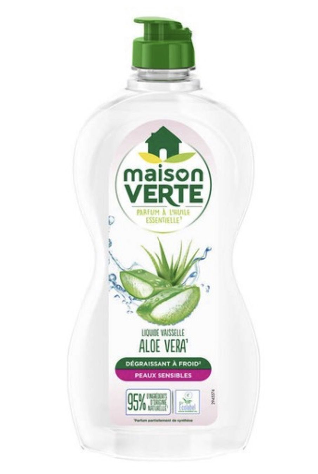 Maison VERTE liquide vaisselle ALOE VERA