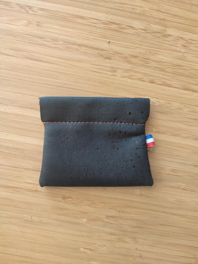 Porte monnaie clac clac noir