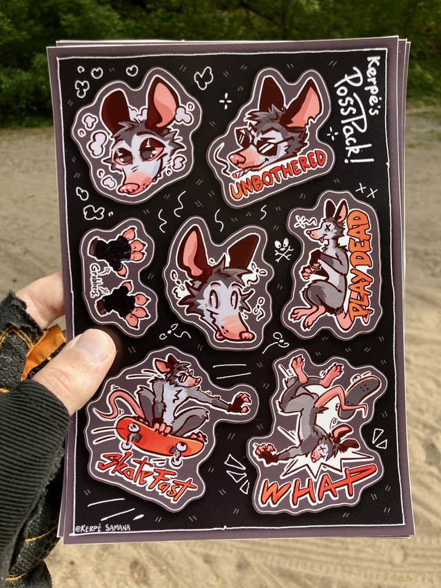 Sticker sheet &quot;Poss&quot; 