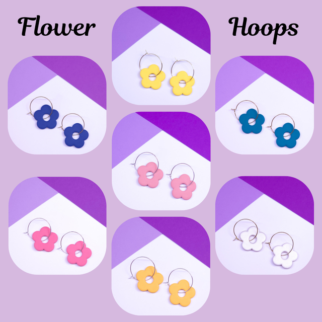 Flower Hoops - 1 Flower