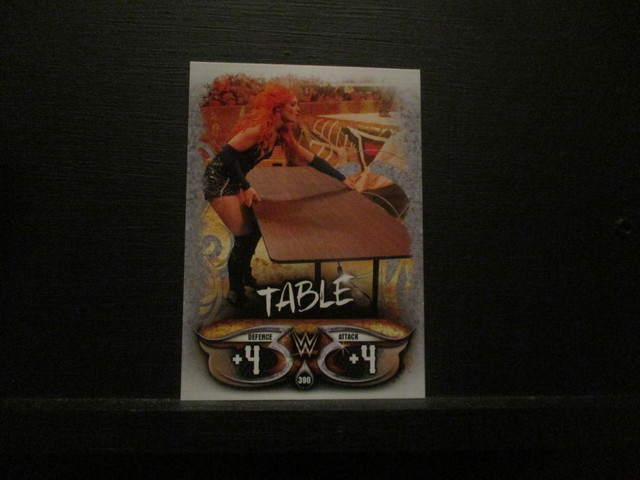 Table - Boosts Slam Attax Live Original Trading Card #390