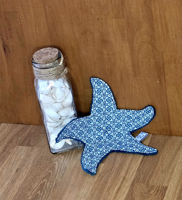 doudou plat étoile de mer 