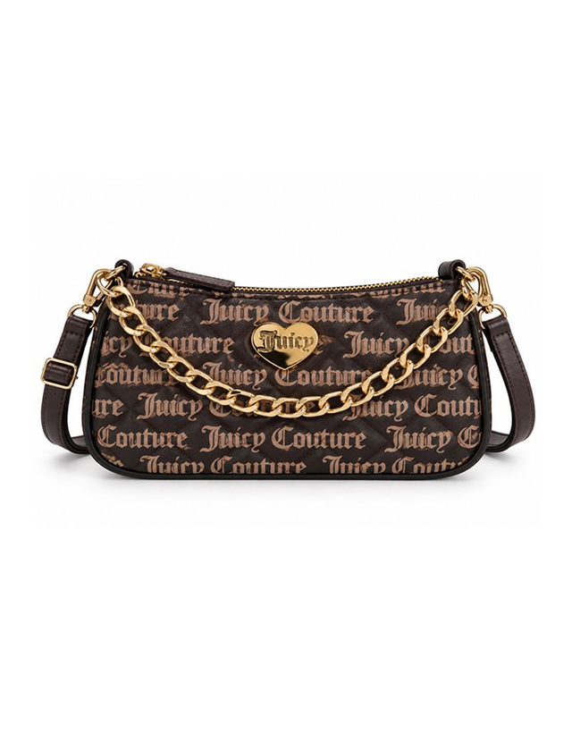 Juicy Couture Crossbody Cadena Dorada Correa Ajustable