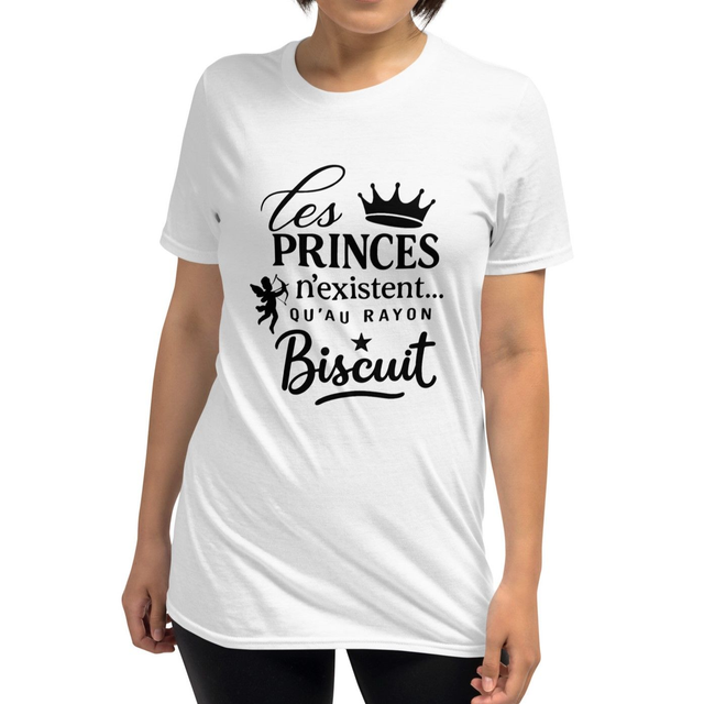 T-shirt citation unisexe – Prince &amp; biscuit