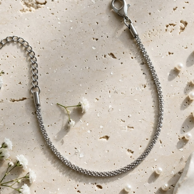 Bracciale Maglia Scintilla Silver