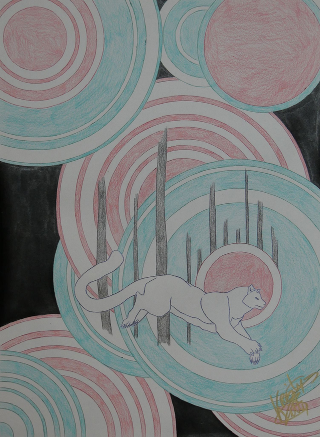 félin géo circulaire