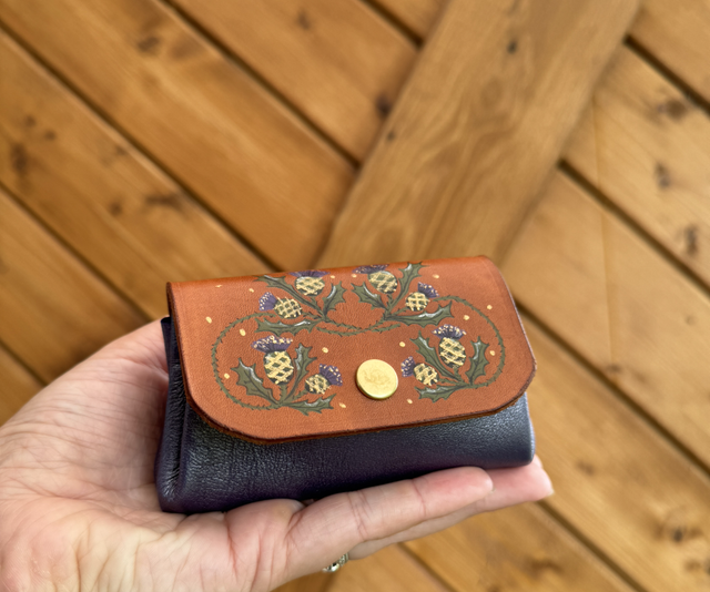 Porte-monnaie chardon