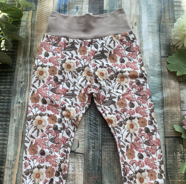 Vintage Floral Leggings 3-6m