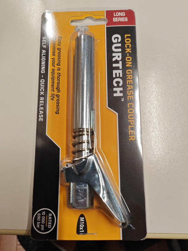 Testina grasso automatica serie long 700 bar m10x1