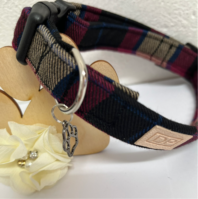 Mullberry Tartan Collar  