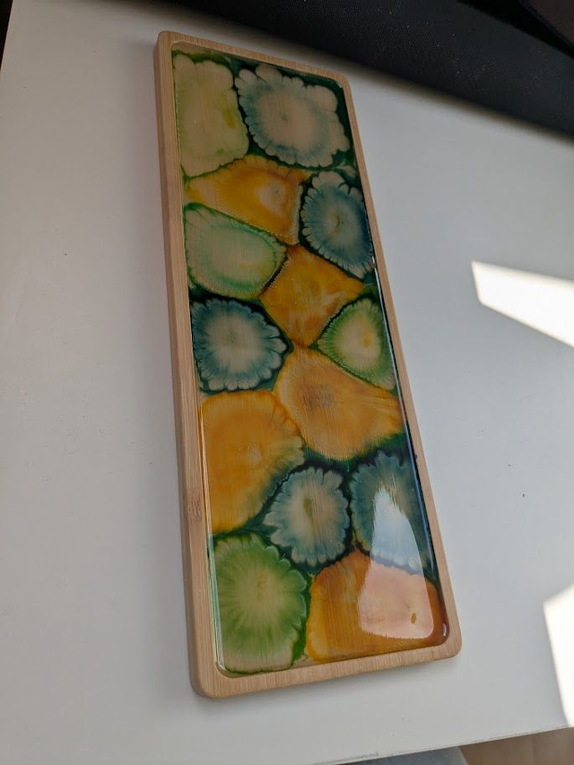 Abstract Tea Tray