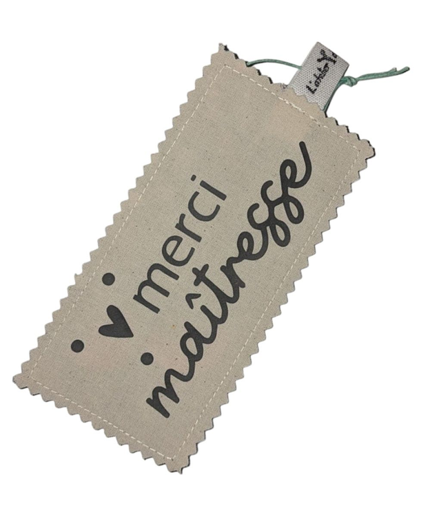 Marque-page en tissu 