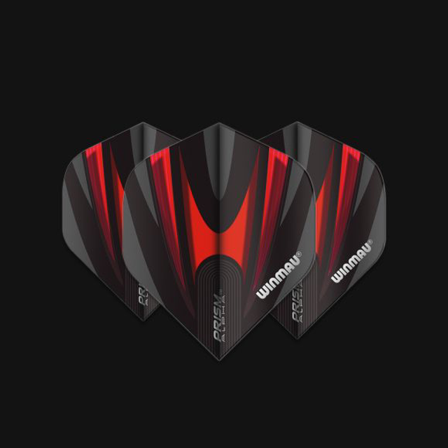 Winmau Prism Alpha Flight Black &amp; Red 5023231013866